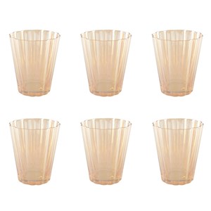 Verres à eau doré - lot de 6