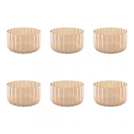 Coupelles dorées - lot de 6