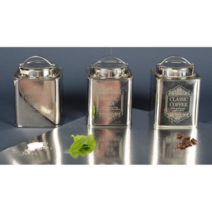 Boîte à sucre argentée