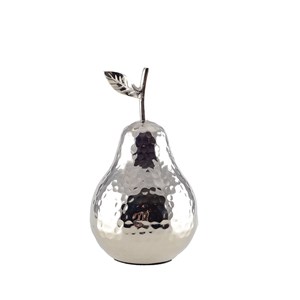 Poire décorative en argent