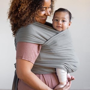 Echarpe de portage boba wrap grise