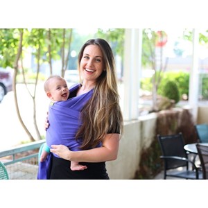Echarpe de portage boba wrap violet