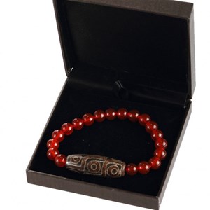 Bracelet tibetain dzi - 9 yeux