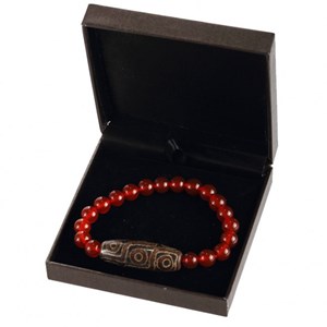 Bracelet tibetain dzi - 9 yeux