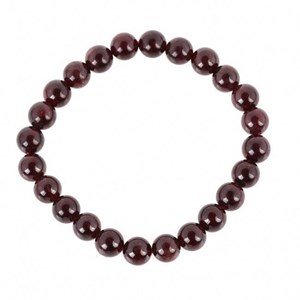 Bracelet perles de grenat