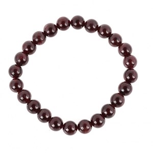 Bracelet perles de grenat