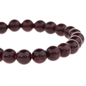 Bracelet perles de grenat