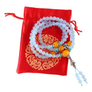 Bracelet-collier mala - agate