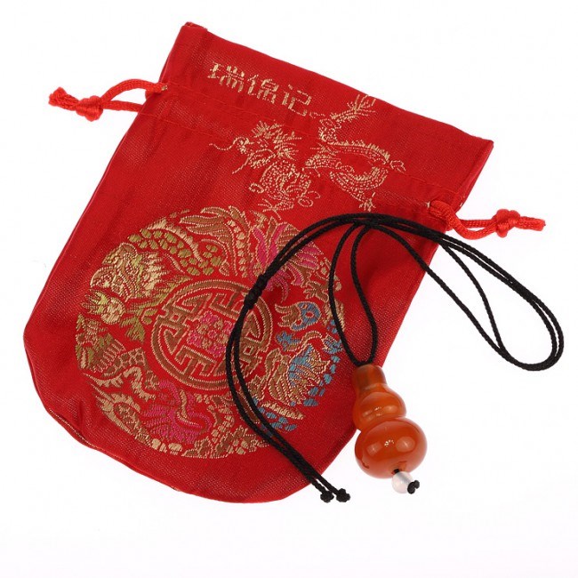 La chineuse - Collier feng shui gourde wu lou