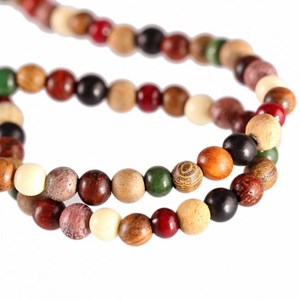 Bracelet-collier mala multicolore