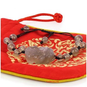 Bracelet pixiu en agate