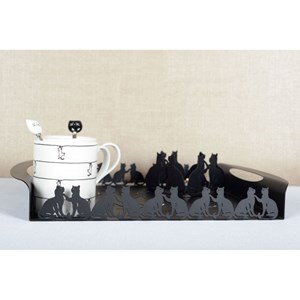 Plateau chat noir