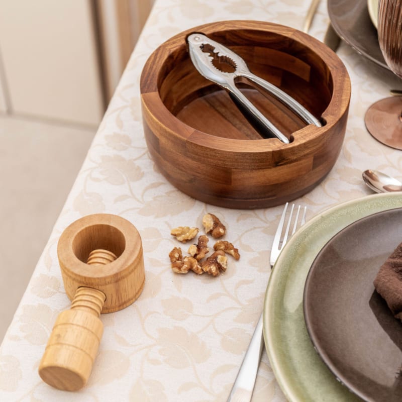 Casse-Noisettes En Bois Chef 36 Cm – Figurine Peinte à La Main Décoration Noël Cuisine – Cadeau Collection Noël