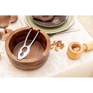 Bol en bois avec casse-noix - lot de 6