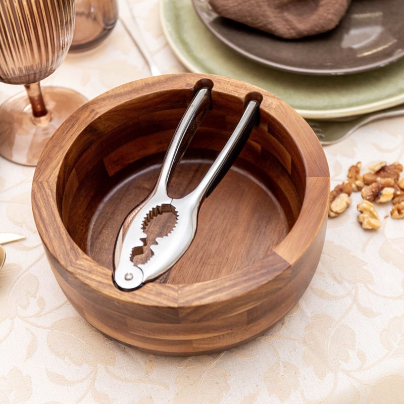 Bol en bois avec casse-noix - lot de 6