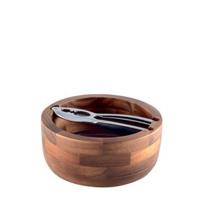 Bol en bois avec casse-noix