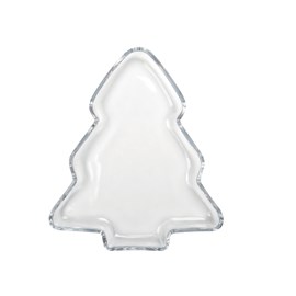 Coupelle sapin en verre 25x22x2.5cm