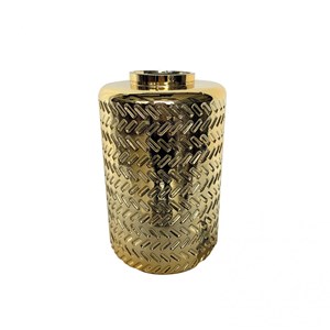 Vase doré 16 x 25 cm
