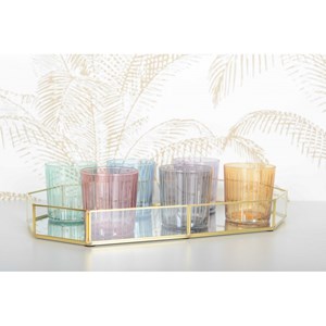 Plateau doré 42.5x23cm