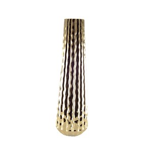 Vase doré brillant