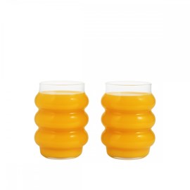 Verres à eau bulle 400ml - lot de 2