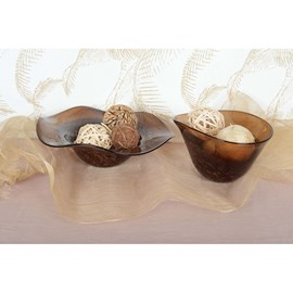 Coupe décorative marron