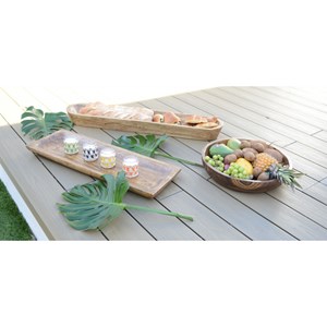 Plateau décoratif en bois