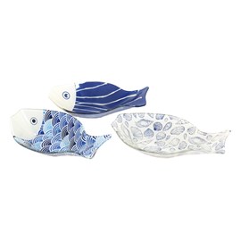 Coupelle poisson multicolore - lot de 6