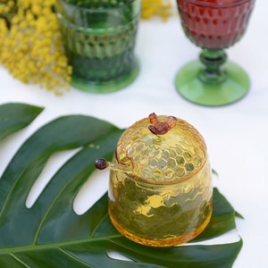 Pot à miel ambre