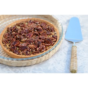 Plat à tarte en rotin