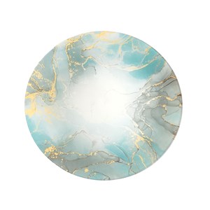 Plat à tarte 30cm océan dore