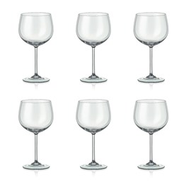 Verres à vin 350ml peony - lot de 6