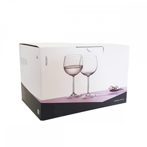 Verres à vin 350ml peony - lot de 6