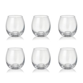 Verres à eau bas 380ml peony - lot de 6