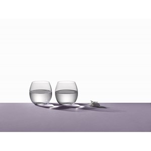 Verres à eau bas 380ml peony - lot de 6