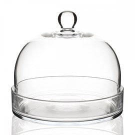Cloche en verre h25 d30cm