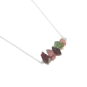 Collier tourmaline argent 925