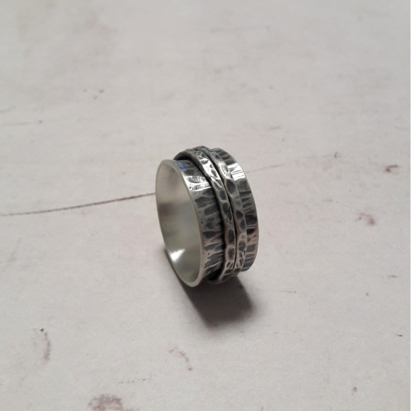 Bague de méditation argent taille - 60