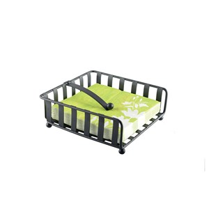 Porte-serviettes noir