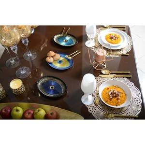 Coupelle ovale œil clair