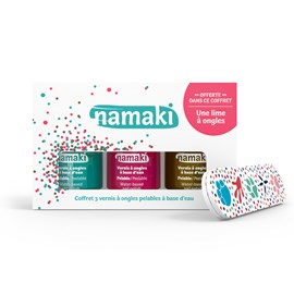 Coffret 3 vernis caraïbes - coral - bron