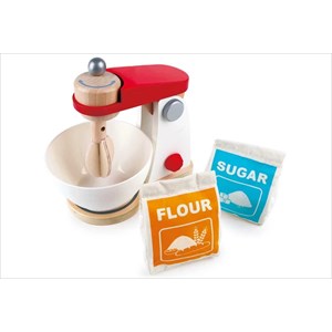 Robot de cuisine blanc en bois - hape