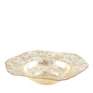 Grande coupe dentelle dorée