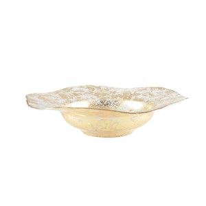 Grande coupe dentelle dorée