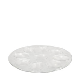 Assiette à œufs en verre