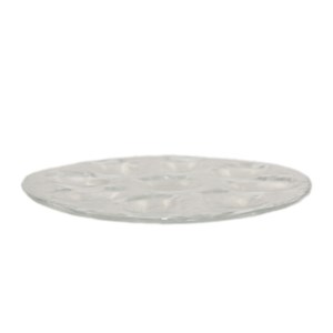 Assiette à œufs en verre