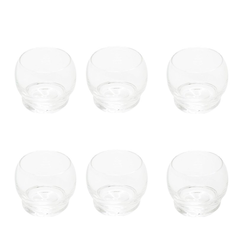 Verres mini culbuto - lot de 6