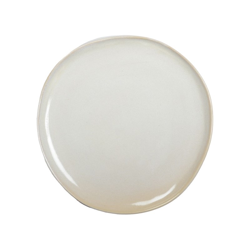 Assiette plate blanche