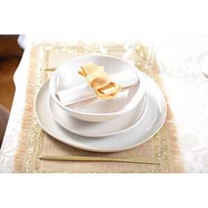 Assiette plate blanche