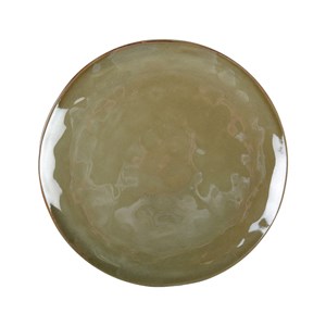 Assiette plate kaki - lot de 6